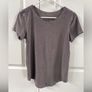 Lululemon crewneck T-shirt.